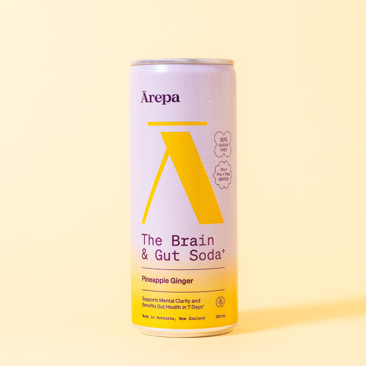 The Brain & Gut Soda⁺ Pineapple Ginger