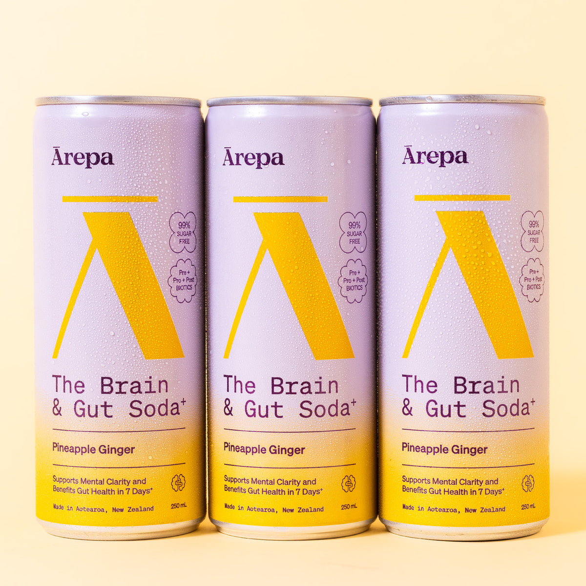 The Brain & Gut Soda⁺ Pineapple Ginger