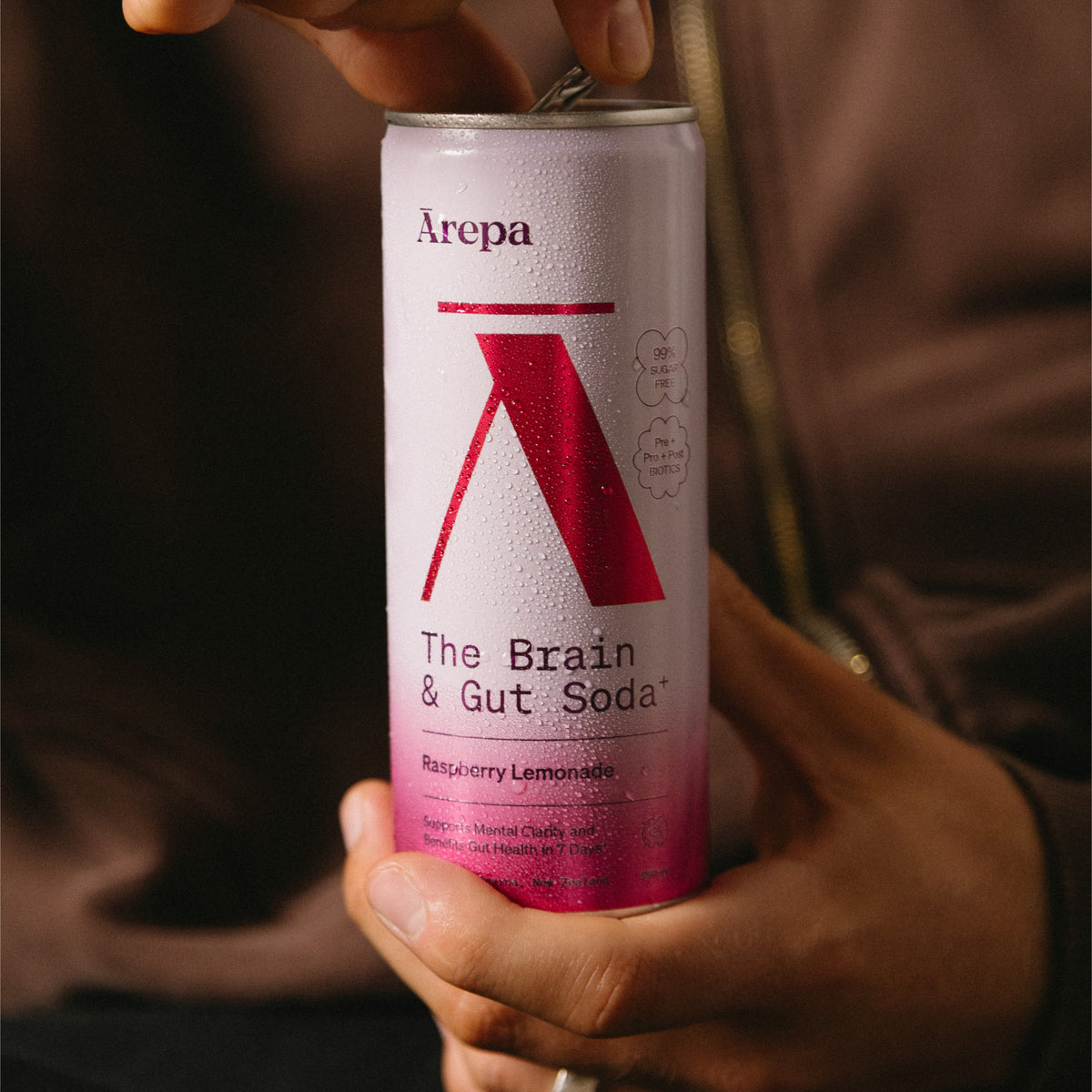 The Brain & Gut Soda⁺ Raspberry Lemonade - Drink Ārepa The Brain & Gut Soda⁺ Raspberry Lemonade - Drink Ārepa