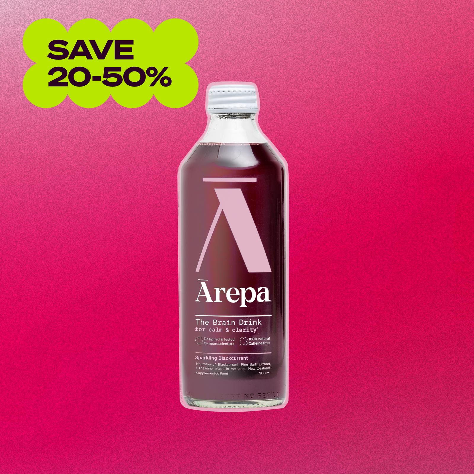 SALE - For Calm & Clarity⁺ - Blackcurrant (300ml)