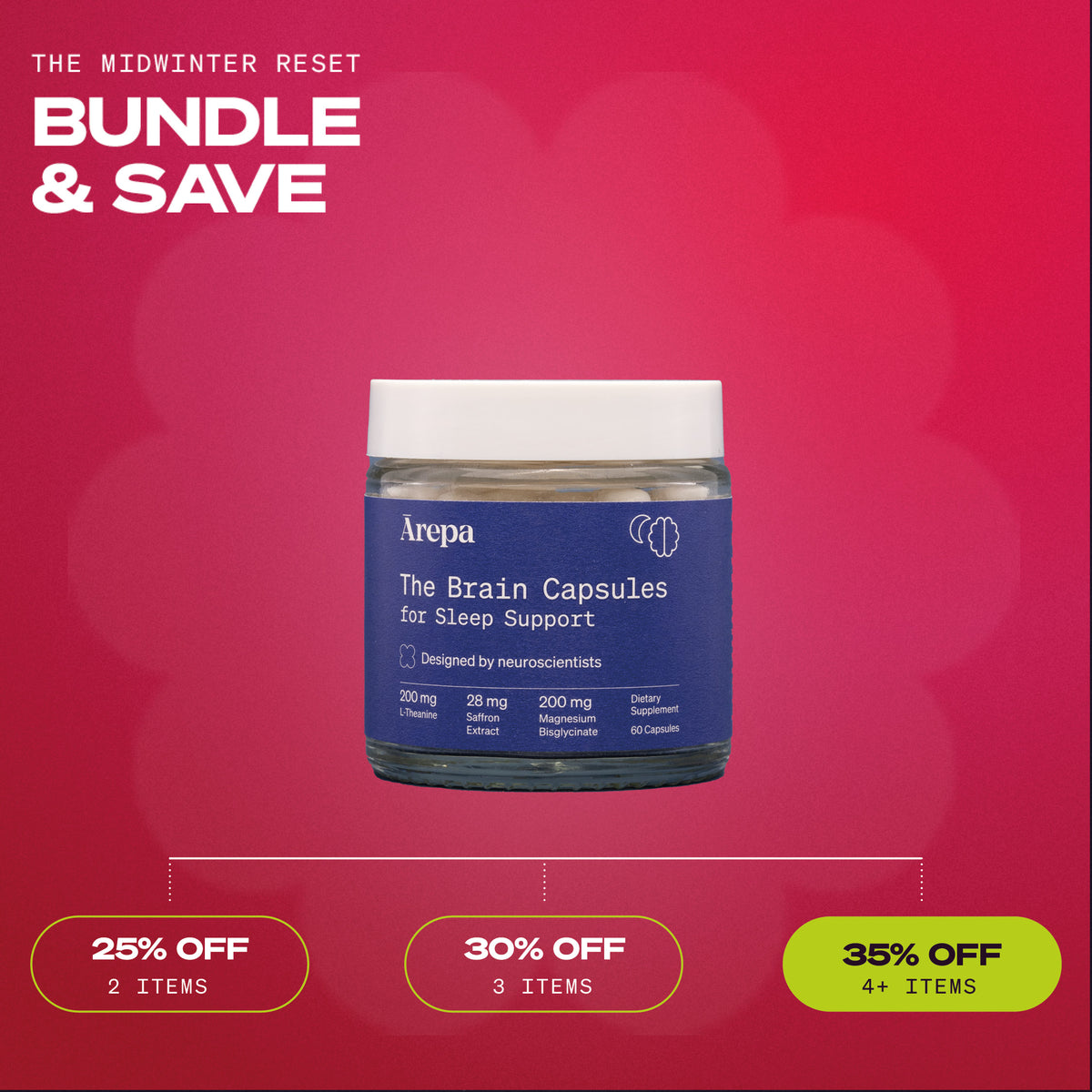 SALE - The Brain Capsules for Sleep Support