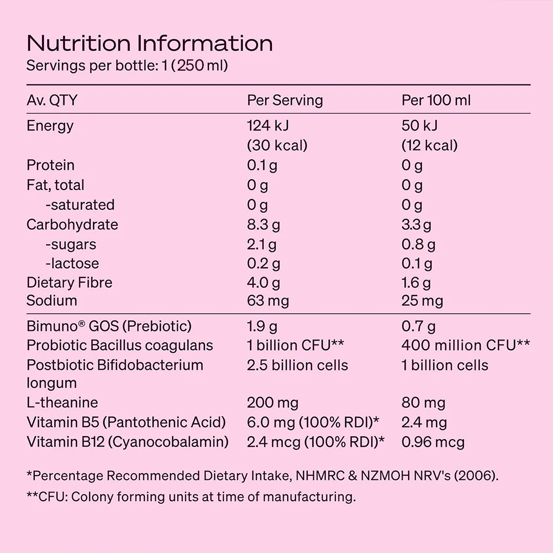 The Brain & Gut Soda⁺ Raspberry Lemonade