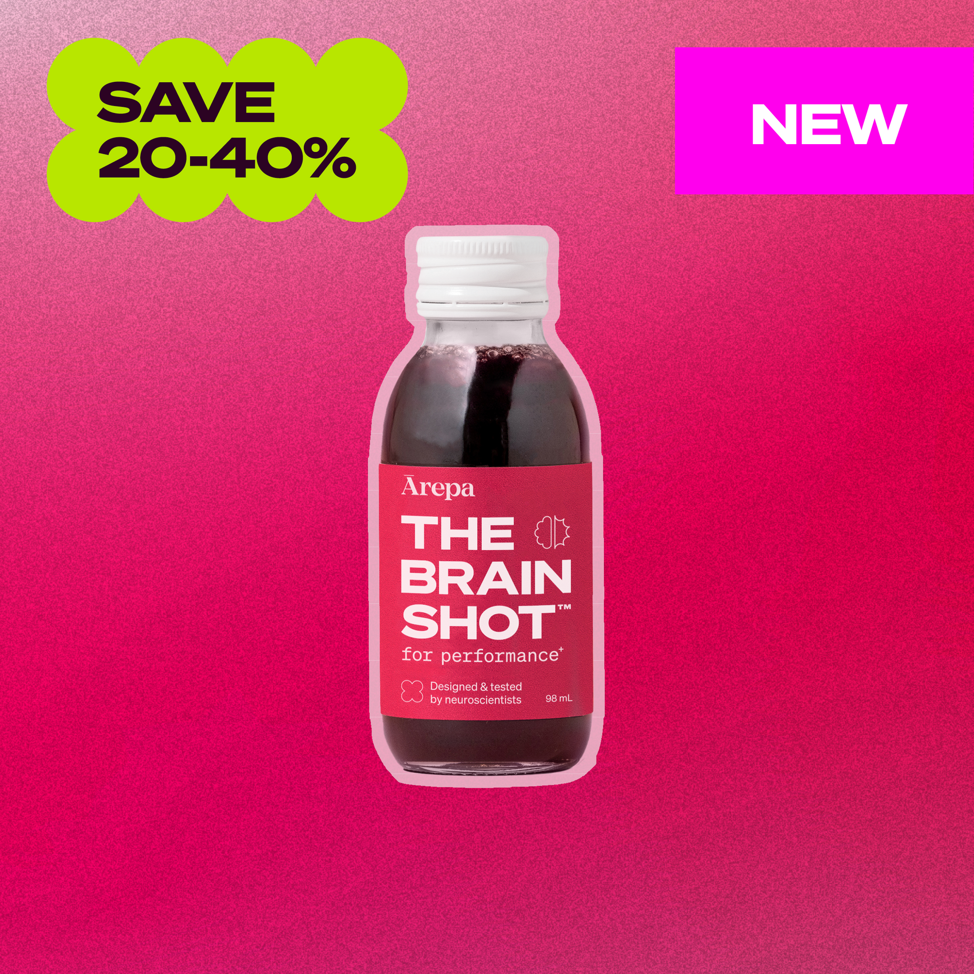 SALE - 12x The Brain Shot (98ml)